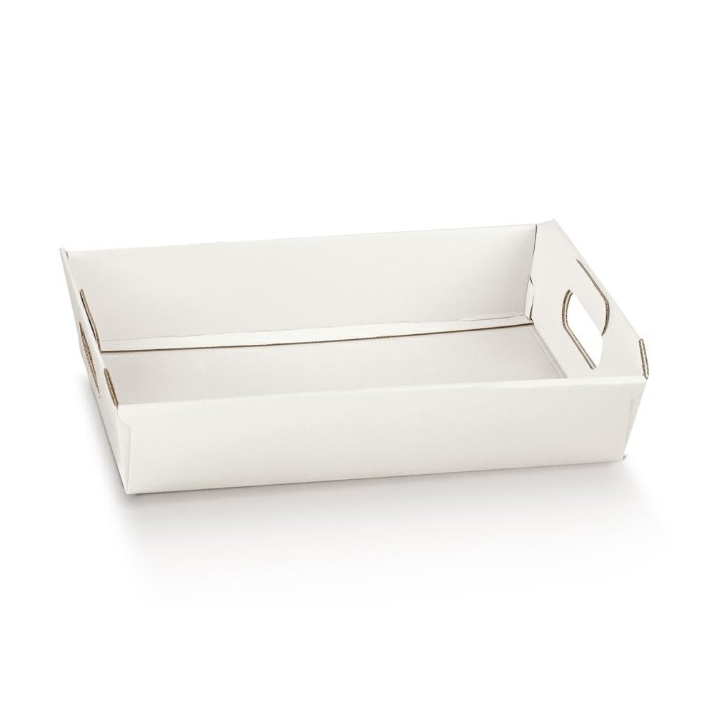 CESTO 310X220X90 FIBRA BIANCO